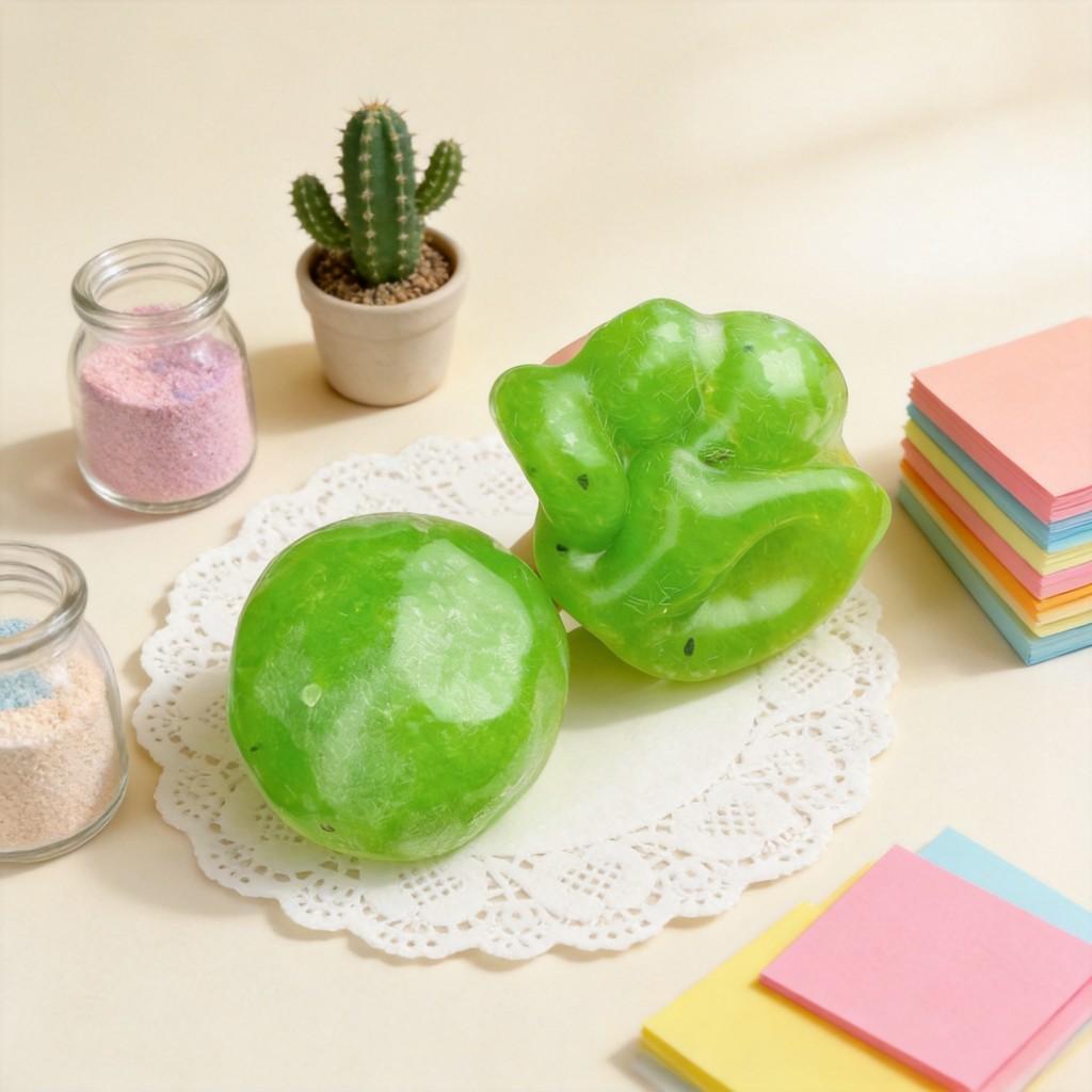 Tpr Watermelon Ice Cream Stress Relief Ball With Sensory Grip For Kids And Teens