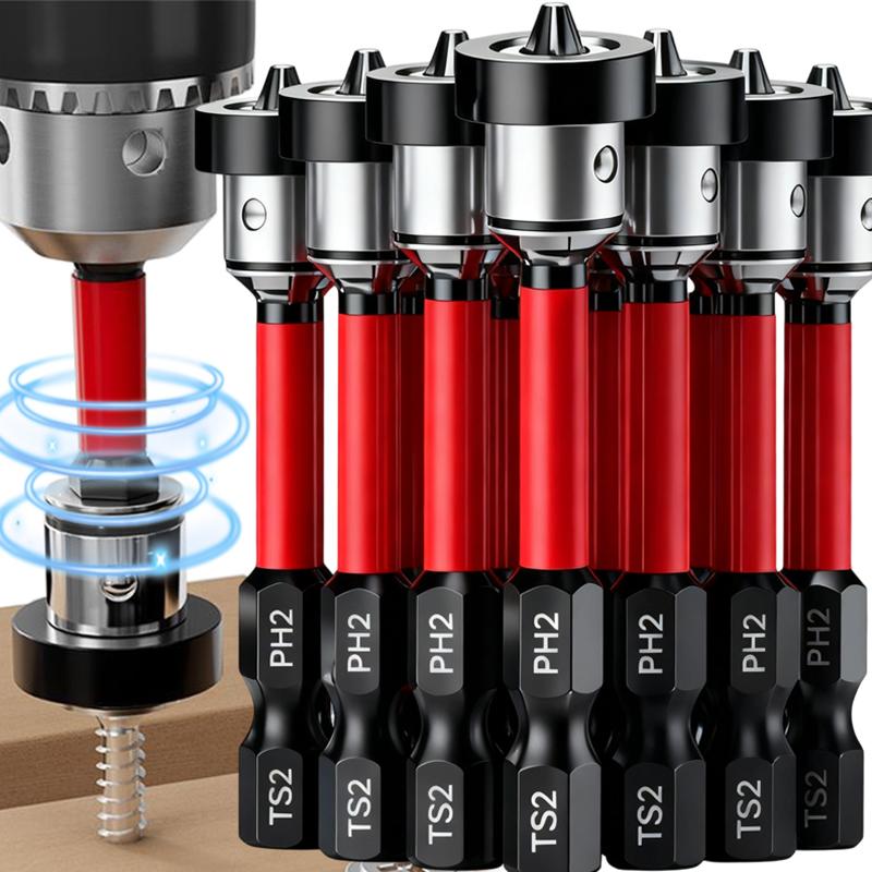 Magnetic Positioning Screwdriver Bits S2 Drywall Screw for Plasterboard Gypsum Board Locating Bit Batch Head Drilling Tools