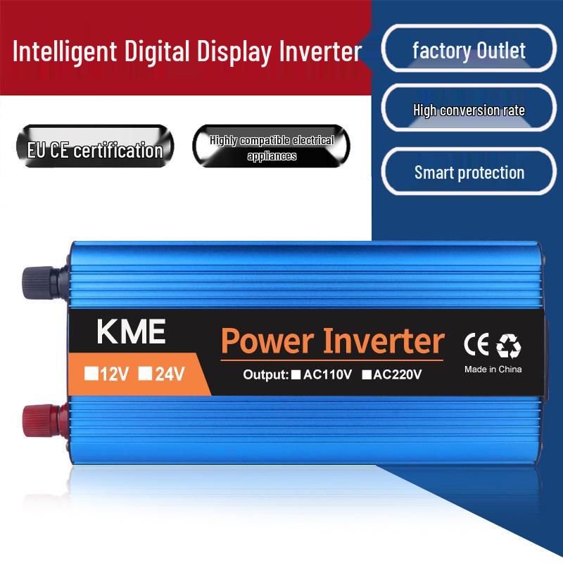 Smart Car Solar Inverter 12V/24V To 220V Converter