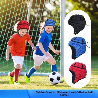 Casco de Rugby para Niños Portero Rugby EVA Seguridad Anticolisión Sombrero Suave Esquí Montar Protección para la Cabeza