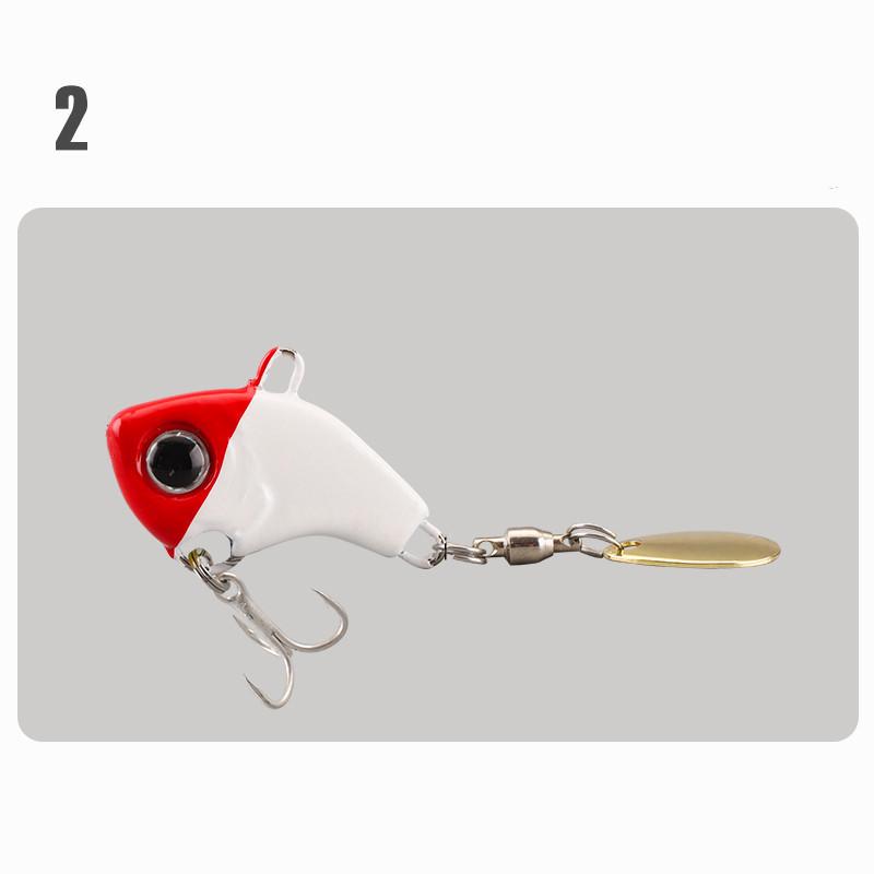 Long-Distance Casting Vib Lure: Rotating Sequin Cyclone for Sea Fishing & Perch