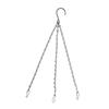  3 Point Flower Pot Planter Chain Garden Basket Iron Garden Potted Plants