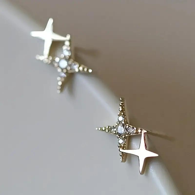 Eleganckie kolczyki w stylu wróżkowym - Kolekcja Dongdaemun z Korei Południowej