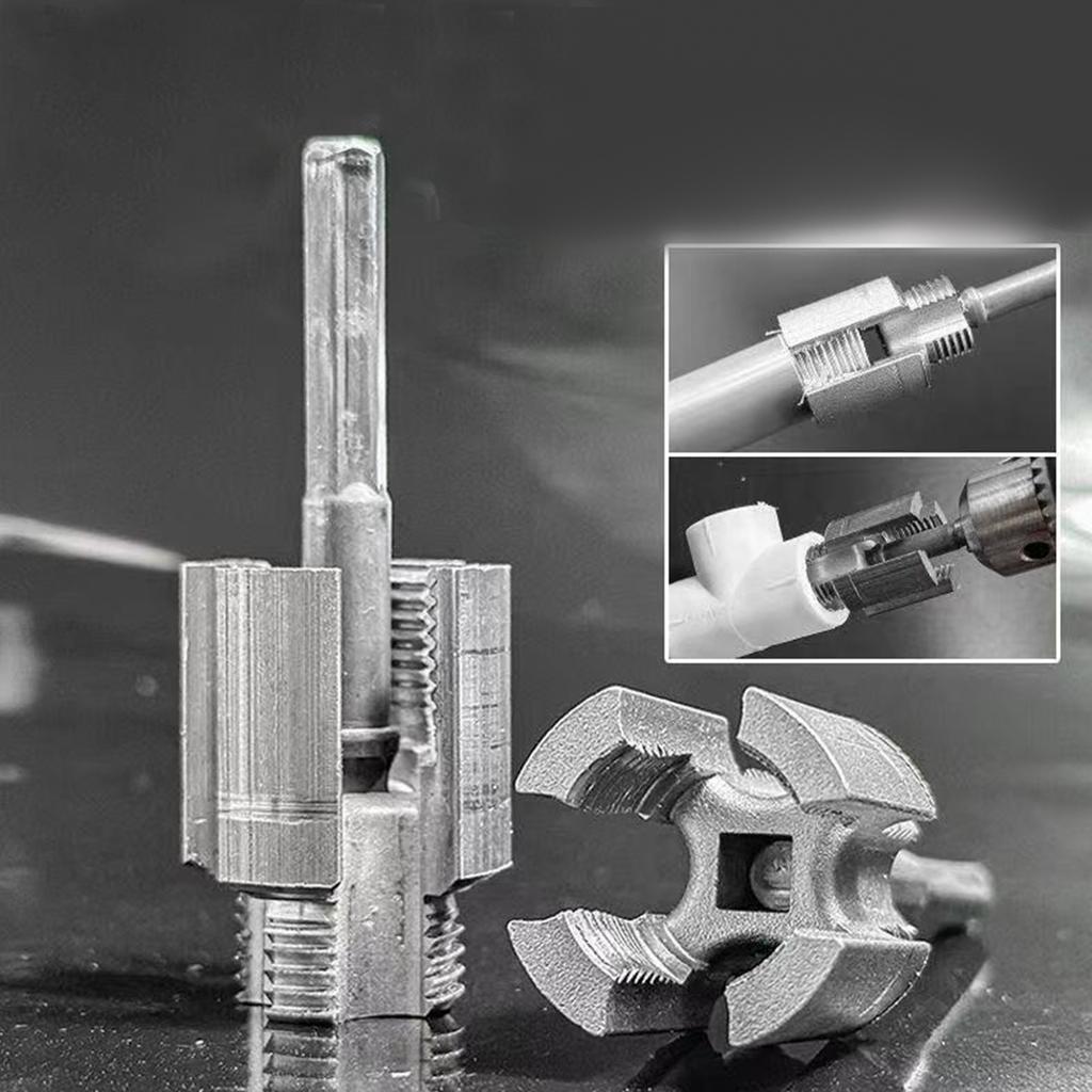 Set scule 2 piese pentru filetare internă și externă integrată, pentru țevi PPR de 1/2" și 3/4", cu design coadă hexagonală