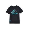 Jordan Air  Printed Letter Crew Neck Casual Short Sleeve T-Shirt Unisex Tops Black AV6080-010