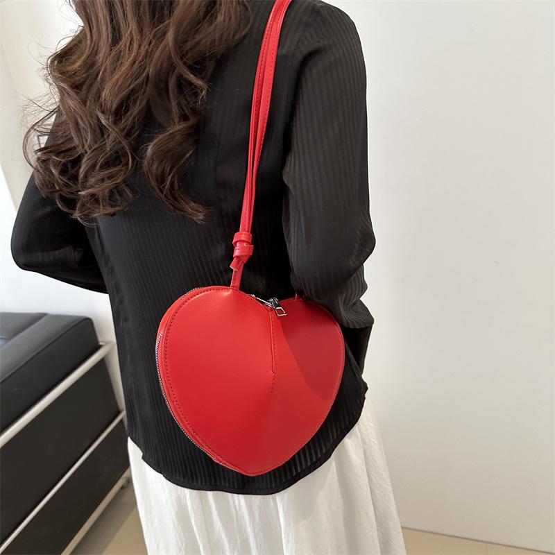 New Spring and Summer Fashion Hot Girl Love Small Square Bag with A Stylish Texture One-shoulder Diagonal Straddle Bag