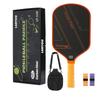 Carbon Fiber Pickleball Paddle With Textured Grip Case Set Competitive Play Lightweight Tournament Ready