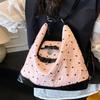Korean Version of Temperament Bow Underarm Shoulder Bag 2025 New Sweet Cool Wind Bubble Simple Fashion Backpack Women