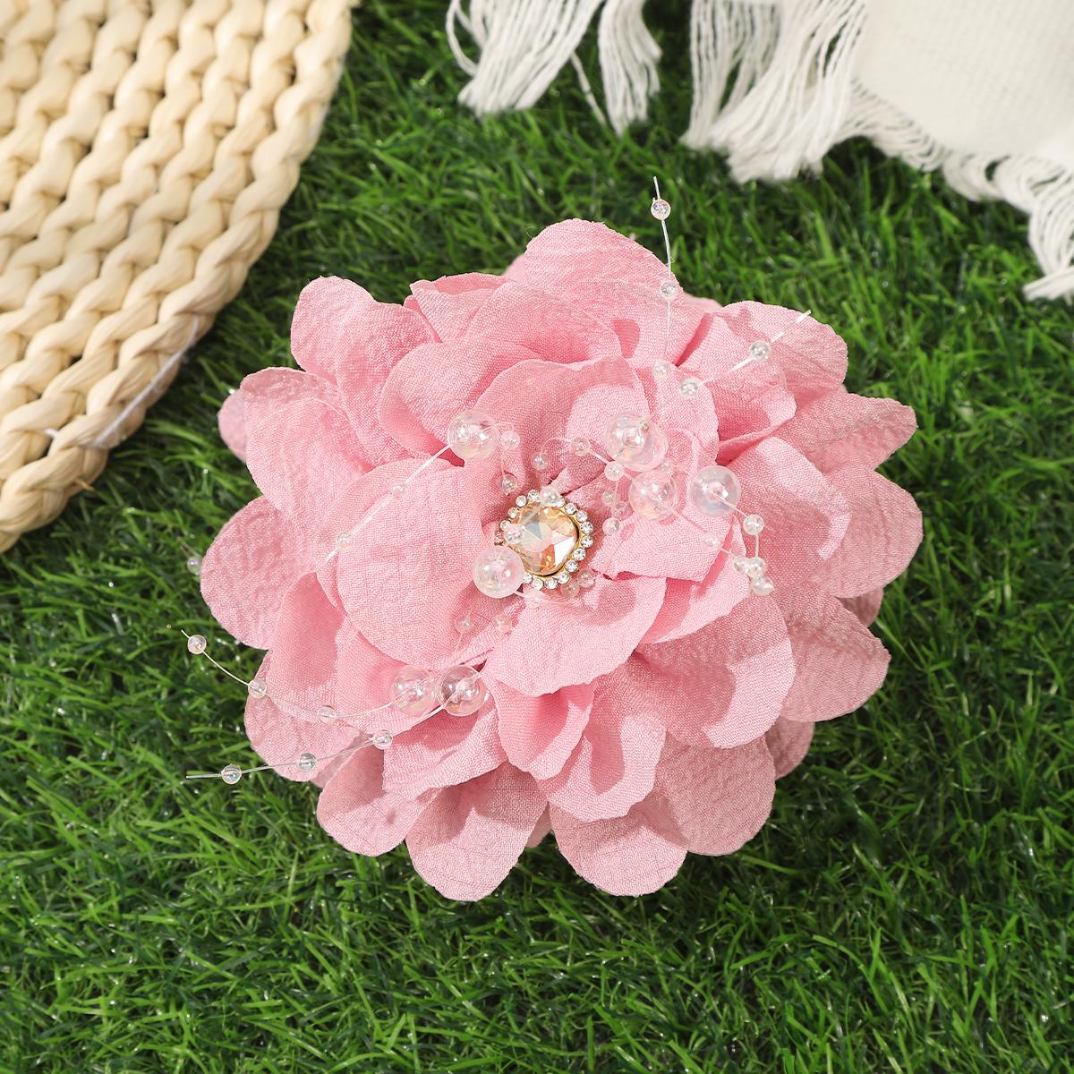 

AWAYTR Большие Цветы Заколки для Волос Жемчужная Кисточка Заколки для Хвоста Краб для Женщин Девушек Подарок Аксессуары для Волос Валентин Головной Убор