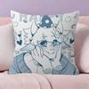 Mushroom Oasis Anime  Pillowcase Toon Gift Cushion Cover Bedroom Home Sofa Chair Seat Decor Pillow Case