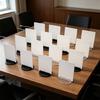 100Pcs Round Miniature Card Holder Stand Clear Small Card Stands Paper Miniature Bases For Board Game Easy To Use