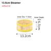 1Pcs With Lid Steamer Basket Handmade Kitchen Cookware Durable Bamboo Steamer  Chinese Food Making
