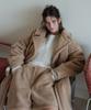 Overdueflair Belted Shearling Coat_Camel