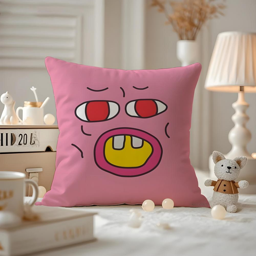 Cushion Cover Pattern Printed Pillowcase For Living Room Sofa Cushion Cover & Bedroom Decor T-Tyler The Creator Rapper
