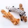 Pet Chew Toy Funny Interactive Soft Plush Bite-resistant Fastener Tape Opening Teeth
