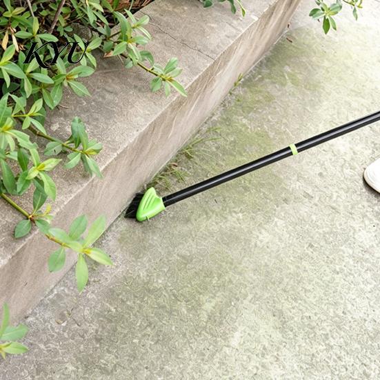 Outdoor Floor Gap Brush 3-in-1 Deck Brush, Scrub with Long Handle, Detachable Deep Cleaning for Pavers Weed Stone Joints, Patio, Pavers, Driveway,