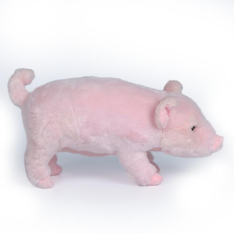 New Doll Creative Animal Simulation Cute Soft Comfortable Doll Doll Pig Children s Plush Doll розовый