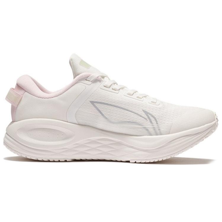 New LINING Furious Rider 6.0 Essential Running Shoes Women's Low top Mist White ARZS004-4