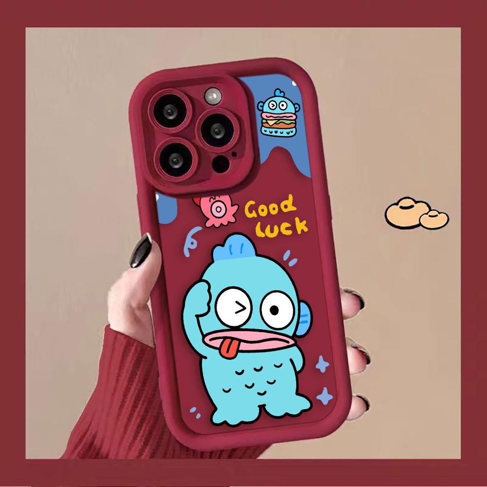 Cartoon H-Hangyodon Phone Case For iPhone 15 14 13 12 11 16 XS Max X XR SE 7 8 6 6S Plus Shock16of Silicone Case Funda Shell