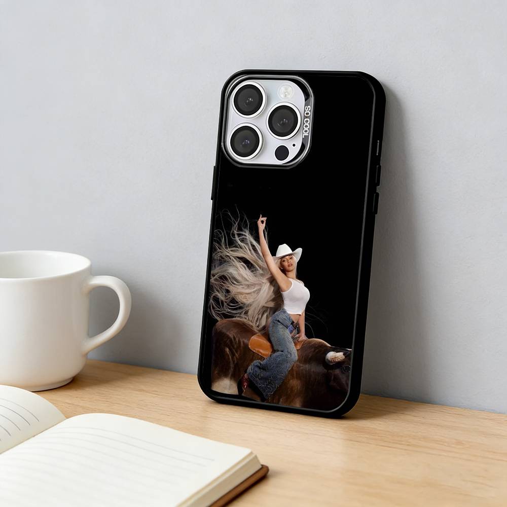 

Cowboy Carter Phone Case For iPhone 17,16,15,14,13,12,11 Plus,Pro Max,XS,Colorful Silver Phone case Funda Cover iPhone14ProMax