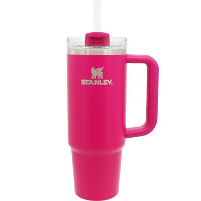 Stanley Vacuum Quencher Camellia Cold Storage Resistente com Tampa Canudo Garrafa de Água Copo 1 Litro Verão Ao Ar Livre Lavável na Máquina de Lavar Louças Garantia Japonês H2.0