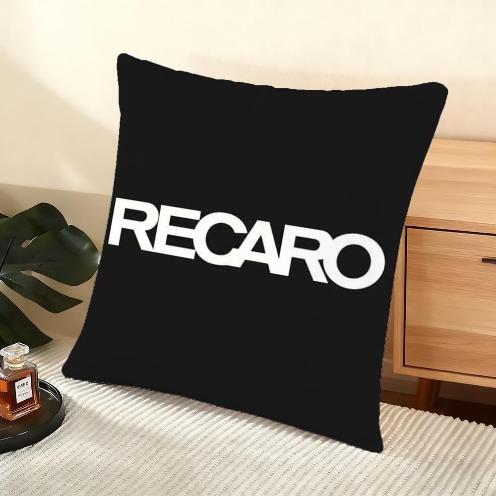 Kissenhülle seidiger kurzer Plüsch Home Sofa Kissenbezug - Verdeckter Reißverschluss Heimdekoration Cool Anime Cartoon R-Recaro