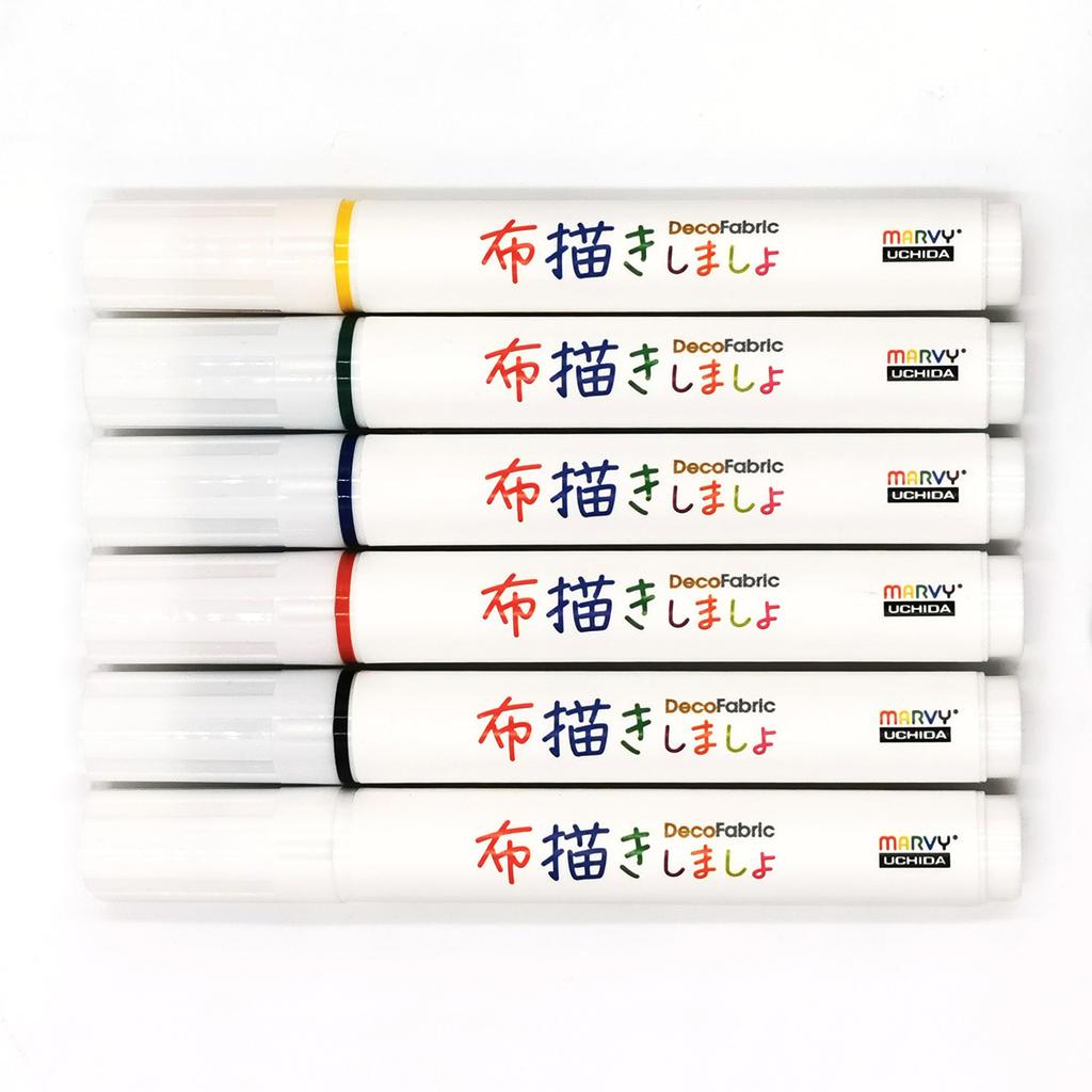 MARVY Fabric Drawing III 6 Color A Set 223-6A