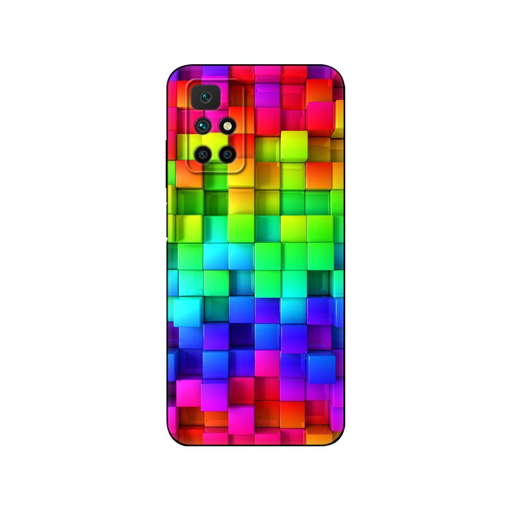 Para Redmi 10 Funda Silicona Cubierta Trasera Funda para Teléfono Para xiaomi Redmi 10 6.5 pulgadas Redmi 10 2022 global parachoques etui funda tpu negra