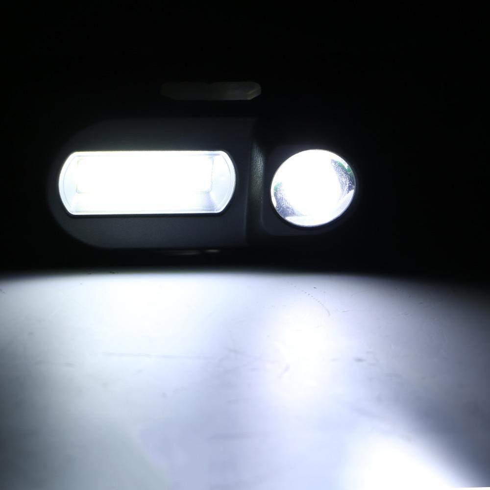 Flashlight Rechargeable 18650 Fishing Mini LED Headlamp USB Charging COB Headlight Fishing Light