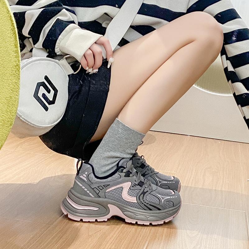 Fleece dad shoes girl, winter Korean version warm low-top sports shoes student cotton shoes ins trendy shoes