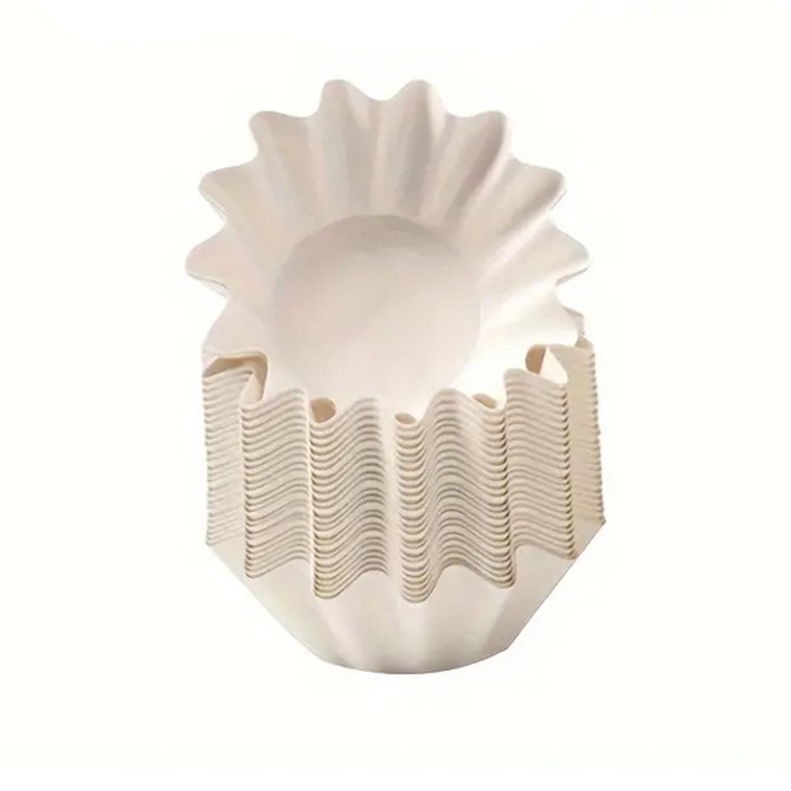 

Упаковка из 50 безопасных пищевых чернил и жиронепроницаемых бумажных формочек для кексов, мини-бумажные формы для выпечки для праздничной вечеринки белый