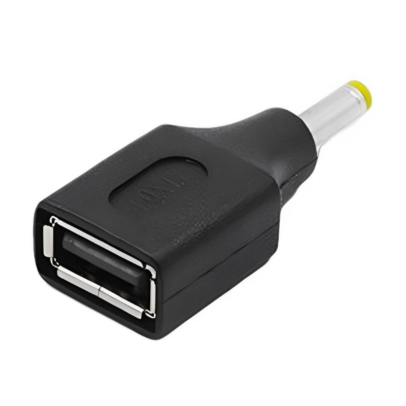 1pcs USB Power Plug Converter To 5.5*2.5 5.5x2.1 4.8x1.7 4.0*1.7 5.5*1.7 2.5*0.7 3.0*1.1 3.5x1.35 mm DC Jack Adapter Connector