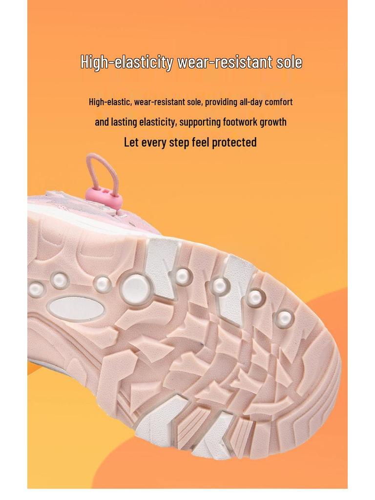 Children's Non-Slip High-Top Winter Snow Boots - Warm, Cute, Stylish for Girls