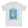 Aigis P3R TShirts for Unisex Women Personas 3 Anime Humor Cotton Tee Shirt Round Neck Short Sleeve T Shirt Plus Size Clothing