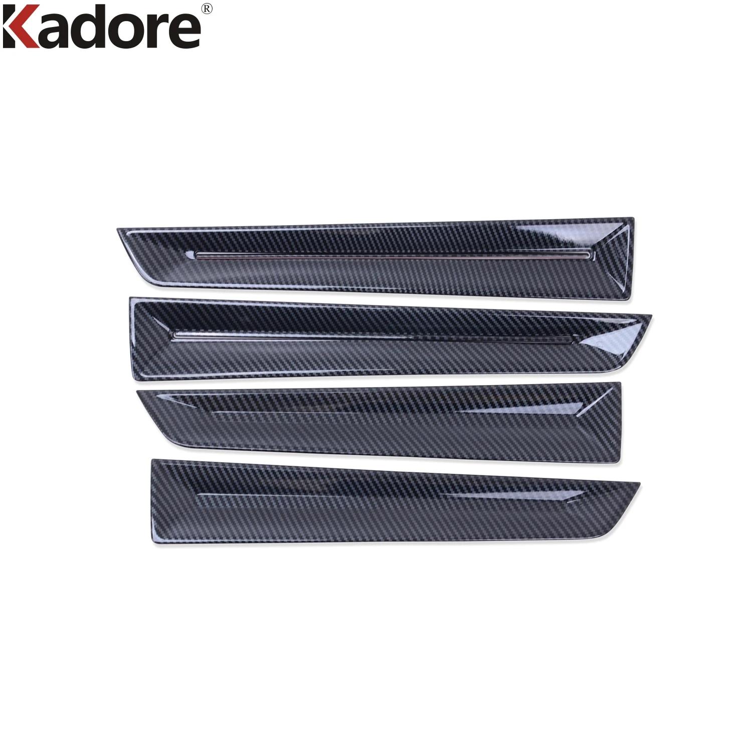 

For Honda Civic Sedan 2024 Carbon Fiber Car ide Inner Door Panel Cover Trim Decoration Interior Molding Accessories Carbon Fiber Style
