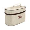 Lunch Box Set Portable Keep Warm Container With Insulated Bag Stackable Bento Bag Round Lunch Box Container