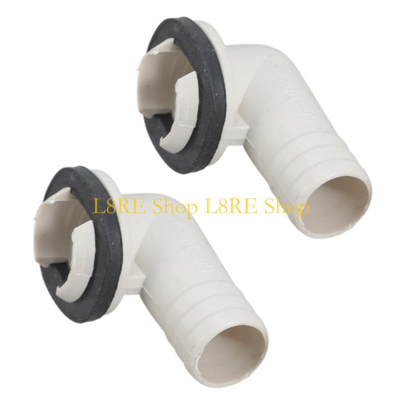 L8RE 2pcs Air Conditioner Drain Connector External Unit Spout Connector Durable