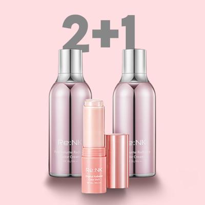 Pink Volume Radiance Color Cream + 1 Color Stick Gift, 2 Pieces