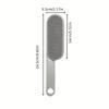 Double-Sided Pet Hair & Dust Brush - Manual Electrostatic Lint Remover, No Electricity Needed, Durable Polypropylene for Clothing, Sofas, Furniture