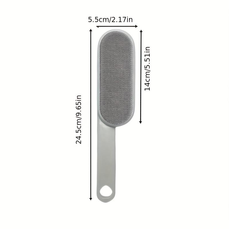 Double-Sided Pet Hair & Dust Brush - Manual Electrostatic Lint Remover, No Electricity Needed, Durable Polypropylene for Clothing, Sofas, Furniture