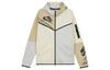 Sportswear Tech Fleece Printed Full-Zip Hoodie Light Bone/Coconut Milk/Sesame/Black DM6475-072