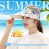 Solskydd Solskydd Dam Visirhatt Bredbrättad Keps Sommar Solhattar Sommar