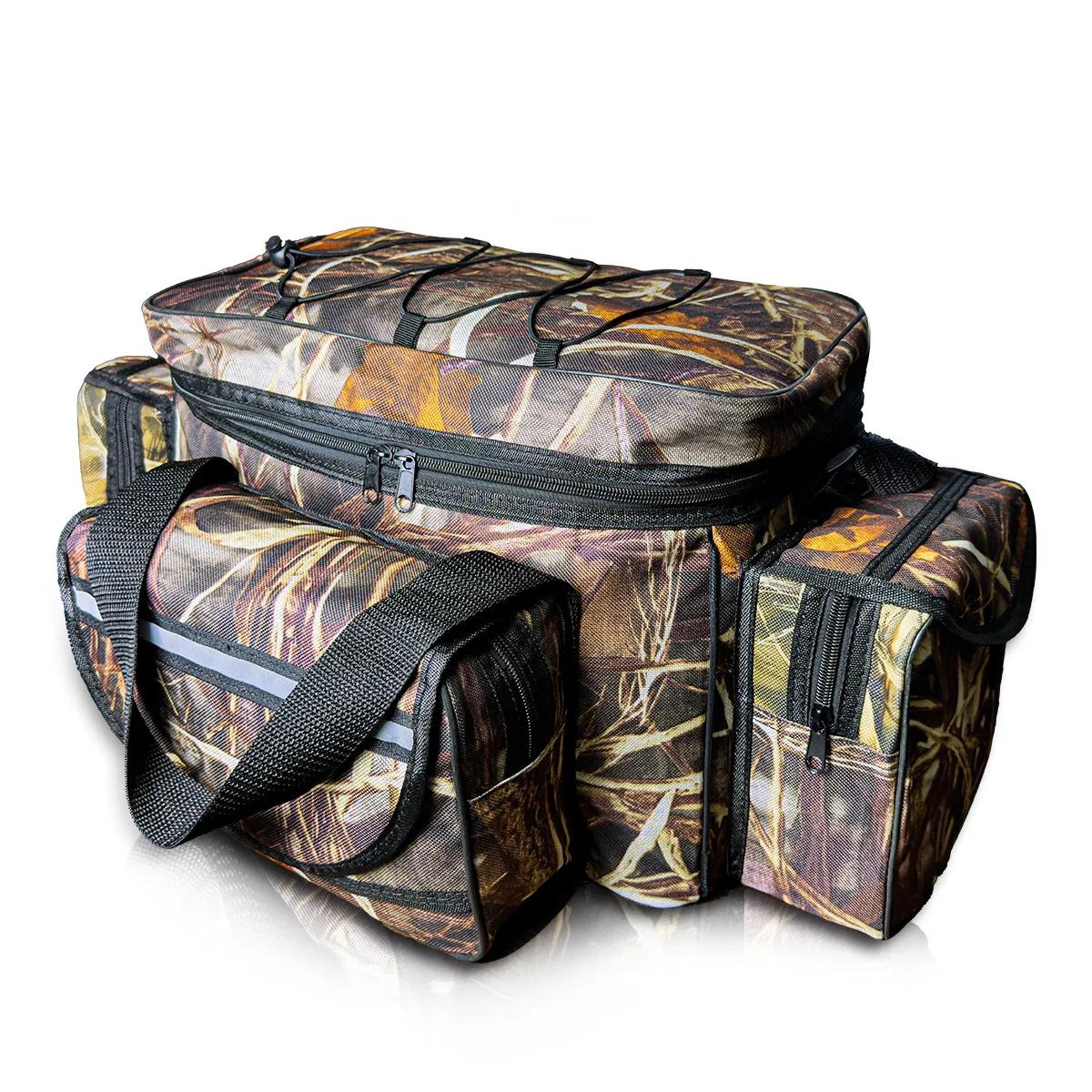 Large Capacity Fishing Gear Bag, Waterproof Fishing Gear Storage Bag, Outdoor Travel Shoulder Bag, Cross Bag Fishing Equipment Large