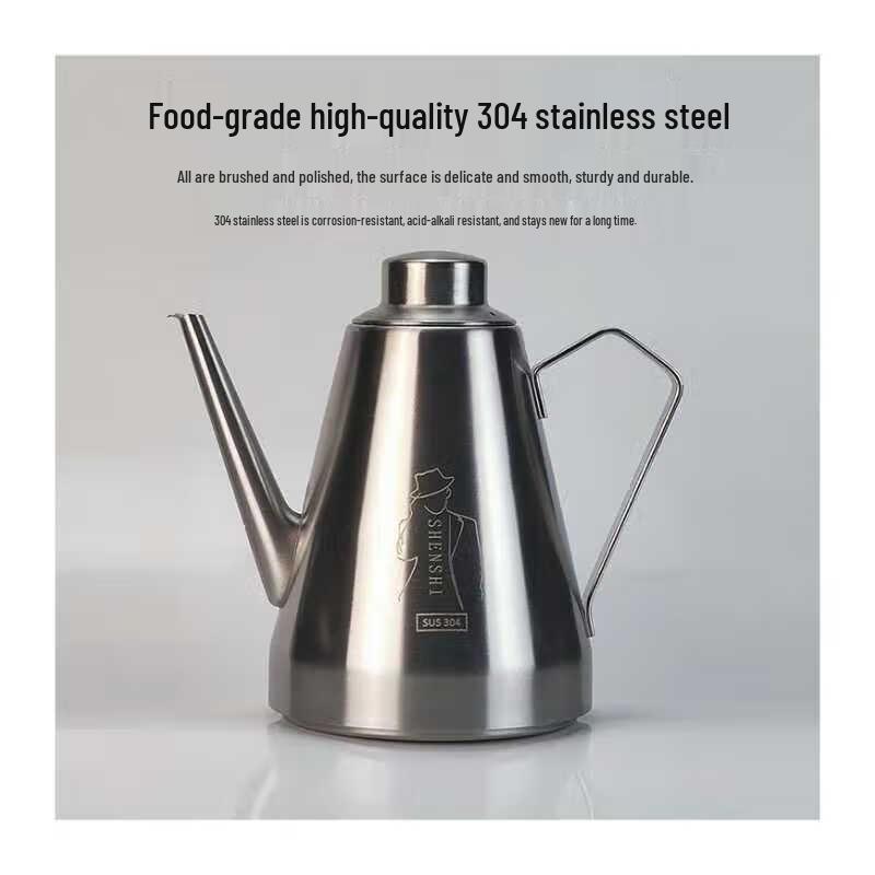 Anti-Drypp Olje- og Sausdispenser i Rustfritt Stål 304