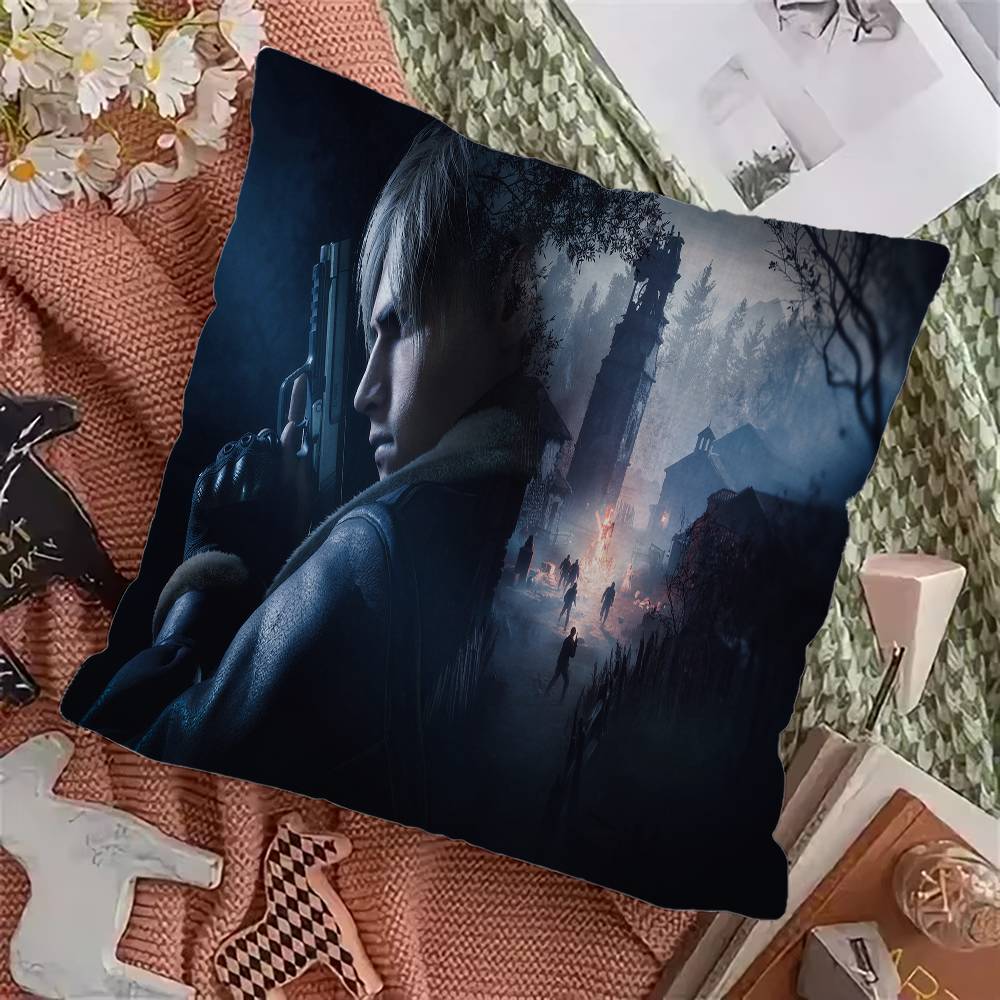 R-Resident E-Evil Games 45*45cm Cushion Cover Pillow Cover Decor Pillowcase Home Pillowcase for Couch Pillow