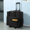 Schwarzer Mehrzweck-Desktop-Computer-Gehäuse-Trolley, breiter Körper, Aufbewahrungstasche für 27-Zoll-Monitor für Büroaufbewahrung