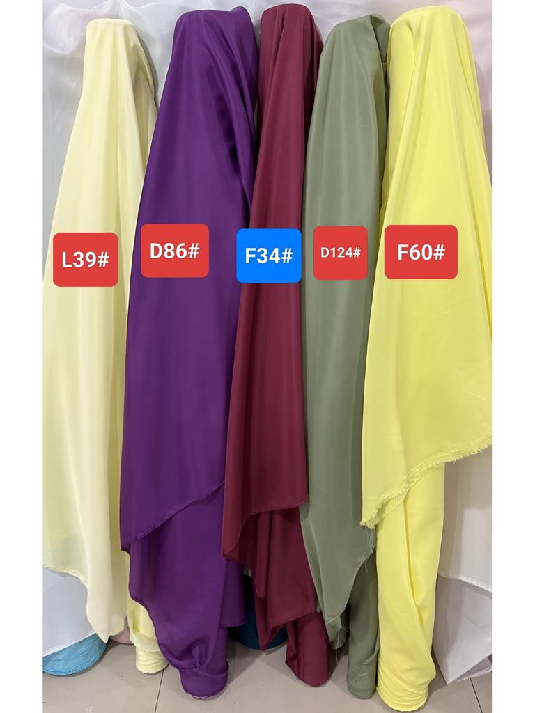 Polyester Pongee Solid Color Lining for Suits and Cashmere Coats