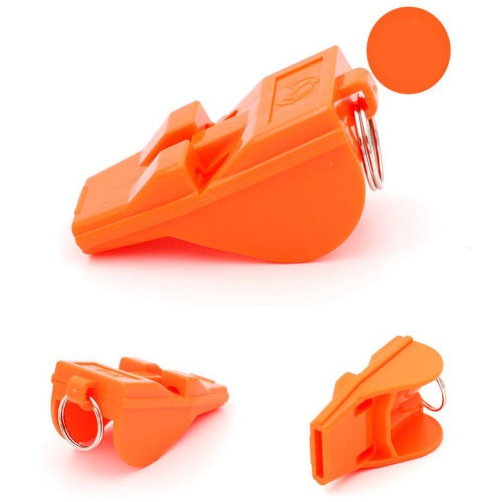 Loud Sound Outdoor Survival Whistle PVC Referees Whistles High Quality Hand Whistle