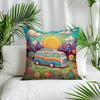 50x50cm Buntes Camper Kissenbezug 100% Polyester Wohnzimmer Schlafzimmer Sofa Büro Kissenhülle Heimdekoration