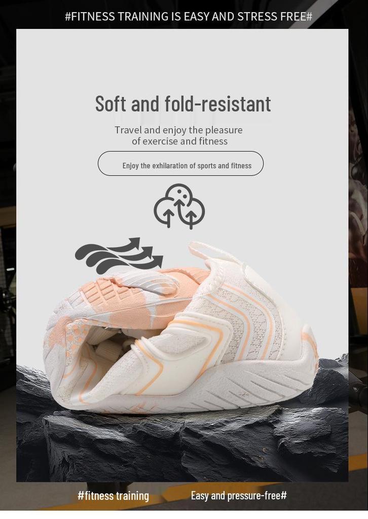 Shock-Absorbing Indoor Fitness Shoes, Silent & Non-Slip, for Men & Women, Perfect for Jumping, Aerobics, Yoga, Running, Gym Training.